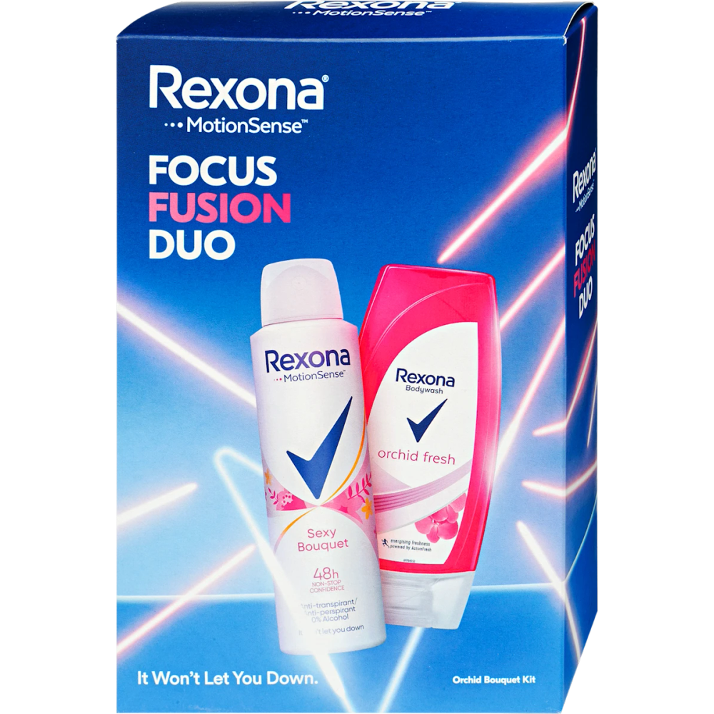 Rexona Poklon set Sexy (gel za tuširanje, dezodorans u spreju) slika 1