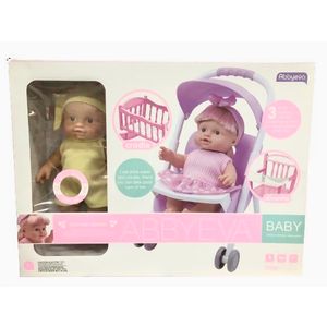 Igračka lutka sa kolicima, Žuta HN004854/YL129-6