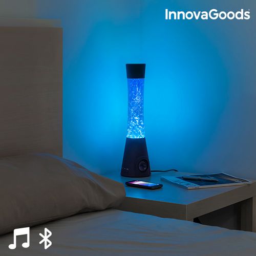 InnovaGoods Lava svjetiljka s bluetooth zvučnikom i mikrofonom 12x40cm slika 2