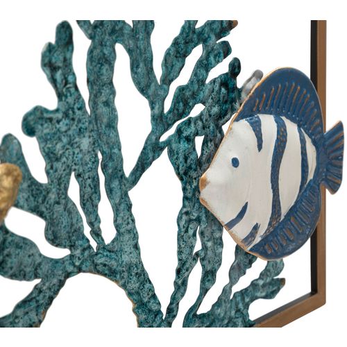 Mauro Ferretti Zidna dekoracija FISH 50,2x3,8x50,2 cm slika 4