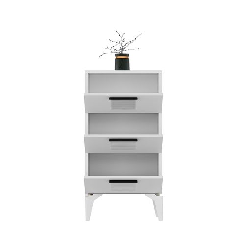 Asimo H - White White Multi Purpose Cabinet slika 5