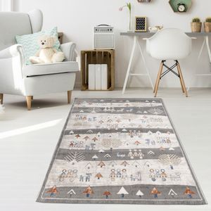 Motto Kids 4583 Sivi Tepih (200 x 290 cm)
