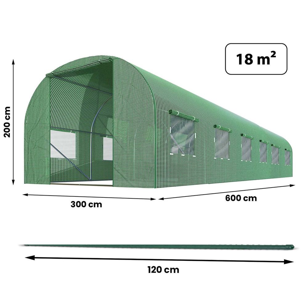 Vrtni tunel 3 x 6 m (18 m2) plonos slika 4