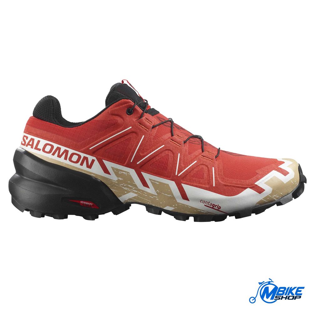Salomon Muške patike Speedcross 6, Fiery Red/Black/Safari slika 1