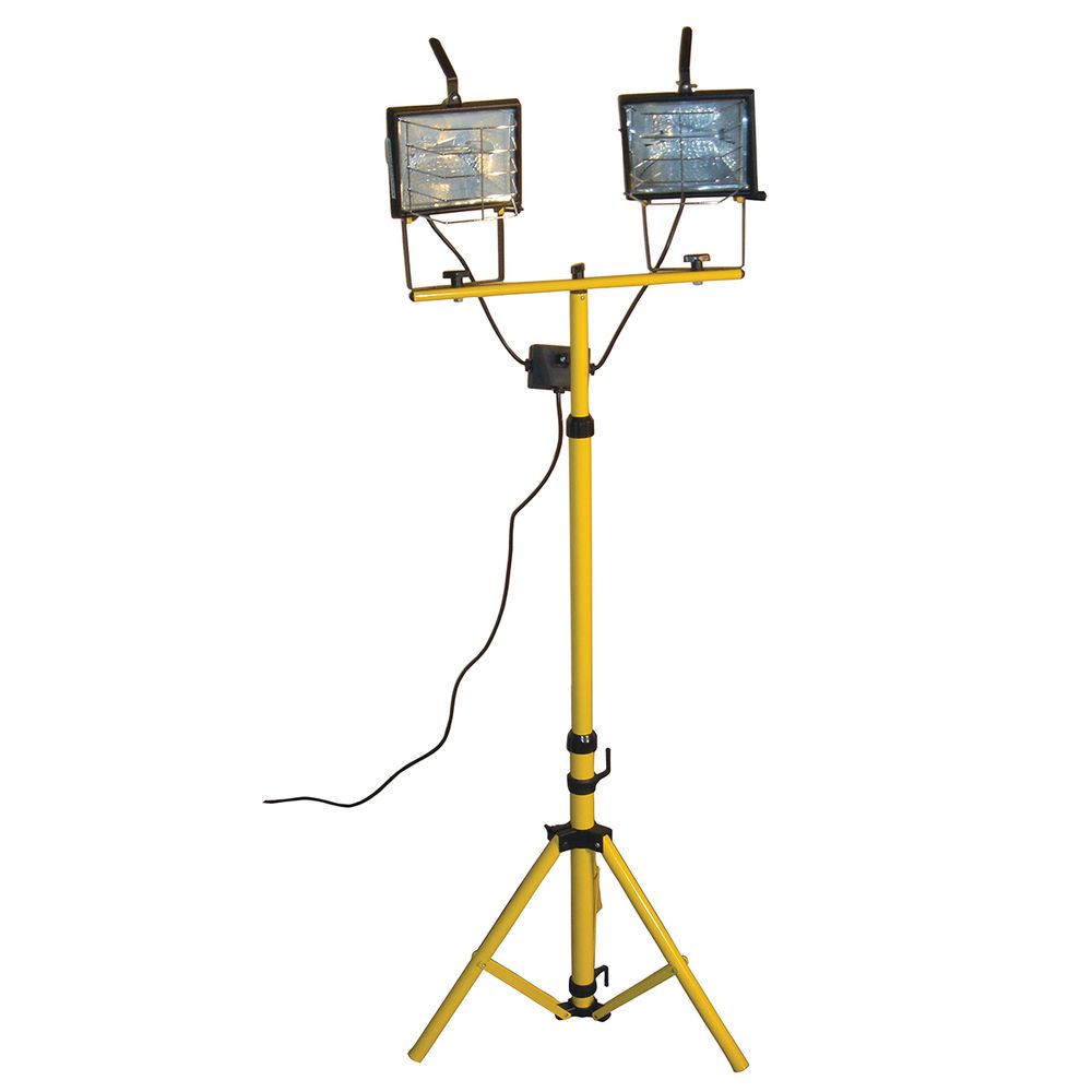 Halogena lampa dupla 2X500W na tripodu slika 1
