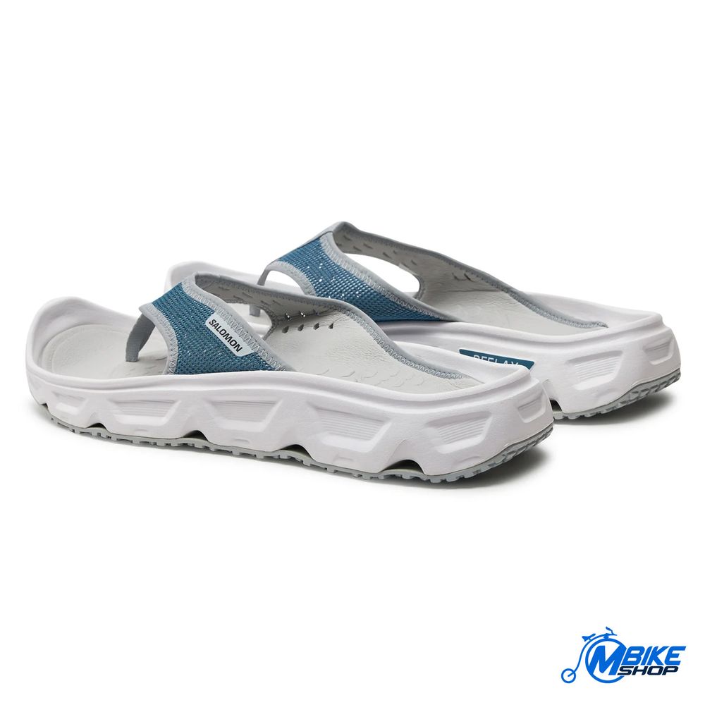 Salomon Muške japanke Reelax Break 6.0, Blue Ashes/White/Pearl Blue slika 3