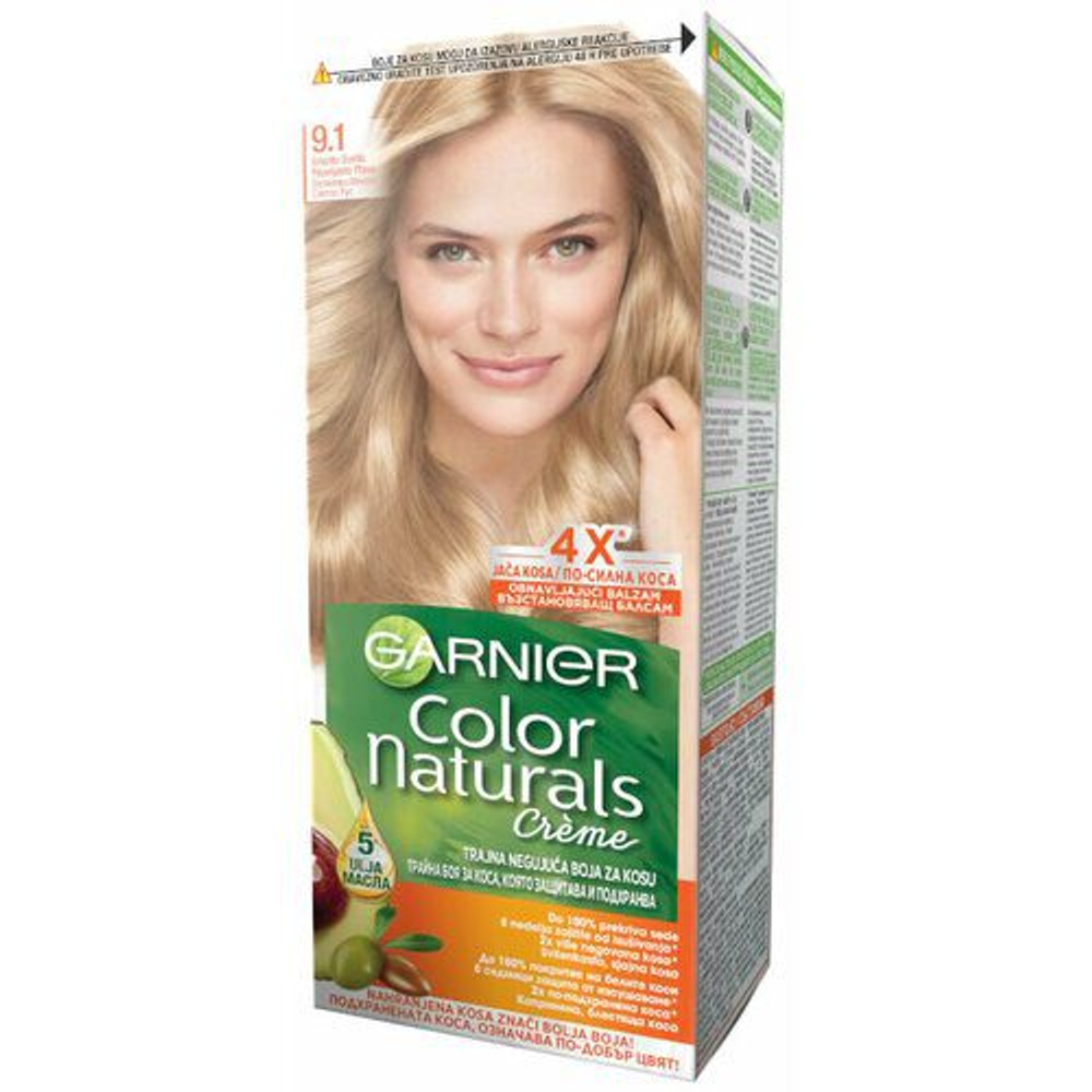 Garnier Color Naturals farba za kosu Pepeljasto Vrlo Svijetlo Plava 9.1 slika 1