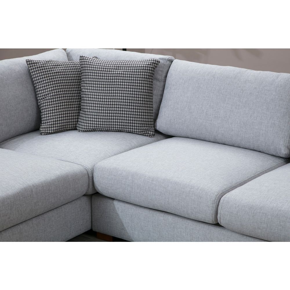 Siva Ugaona Sofa Loop 3 slika 12