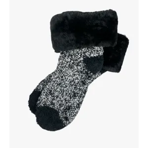 AVATAR krznene Čarape crne
