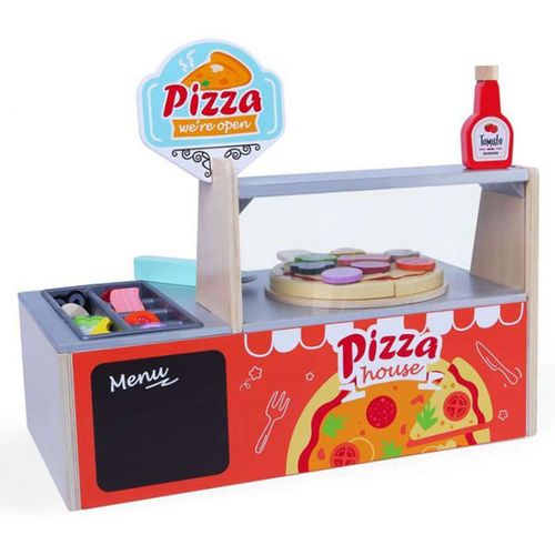 Eco Toys Drvena Pećnica Za Pizzu slika 11