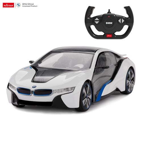 Licencirani auto na daljinsko upravljanje 1:14 BMW I8 RASTAR - bijeli slika 1