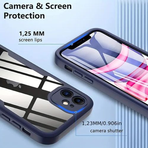 Techsuit – ColorVerse 360 ​​Series obostrana zaštitna maska za iPhone 12 – crna slika 2