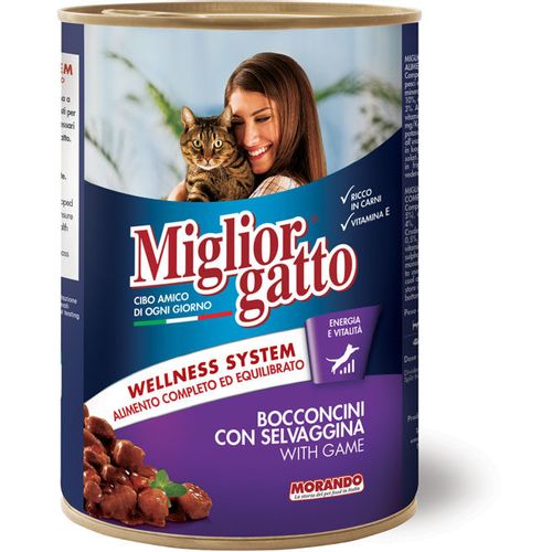 Miglior hrana za mačke u limenci, Divljač, 405 g slika 1