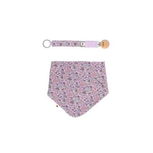 BIBS x Liberty set portikla i lancic Chamomile Lawn Violet Sky slika 1