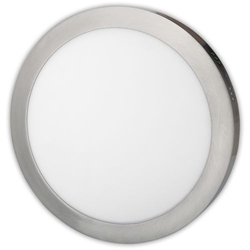 Avide panel nadgradbeni okrugli Satin Nickel 4000K 24W slika 1