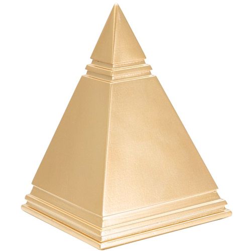Mauro Ferretti piramida zlatna sa željezom cm 15x15x21 slika 1