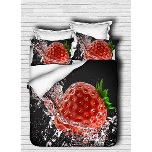 111 Black
White
Red
Green Double Duvet Cover Set