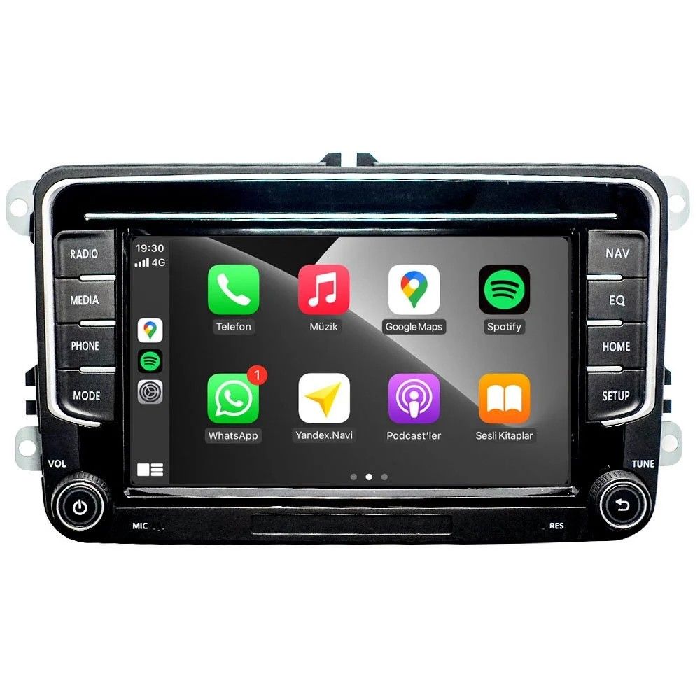 Radio sa Touch Screen-om 7", 2+32GB, kompatibilan sa VW/Škoda slika 1