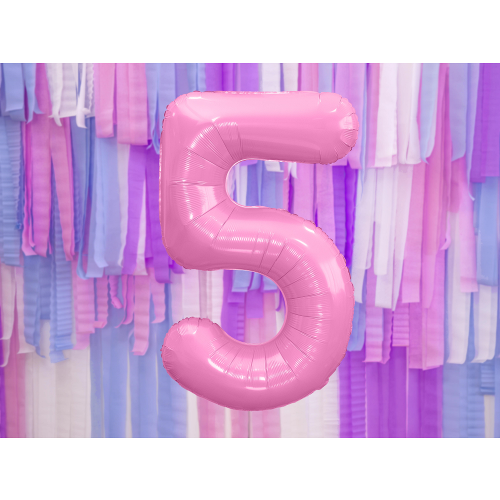 FB1P-5 Folijski balon 5 Pink 86cm slika 2