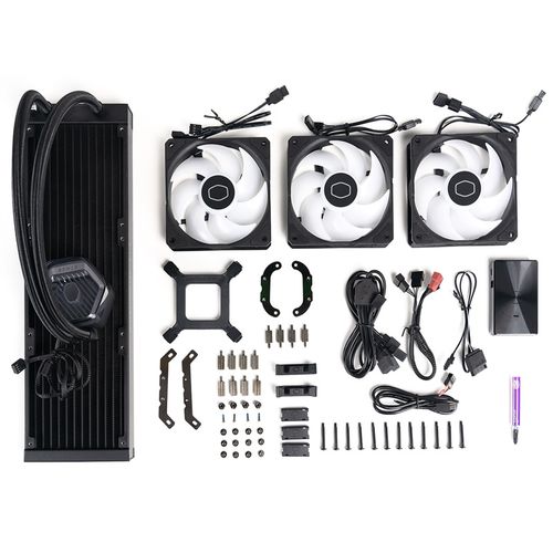 COOLER MASTER MasterLiquid ML360 Atmos ARGB vodeno hlađenje crno (MLX-D36M-A25PZ-R1) slika 1