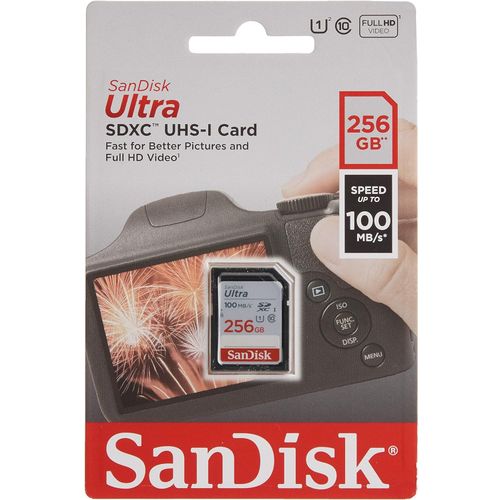 SanDisk Ultra SDXC memorijska kartica od 256GB, 100MB/s slika 1