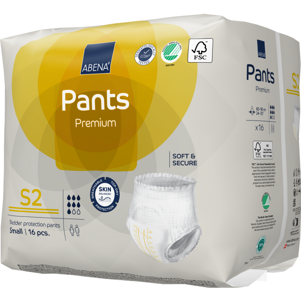 Abena Pants Premium pelene-gaćice za inkontinenciju S2  16kom  60-90cm slika 4
