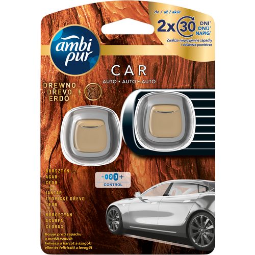 Ambi Pur osvježivač za auto wood 2x2ml slika 1