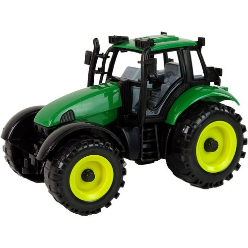 Zeleni traktor s haubom na otvaranje slika 2