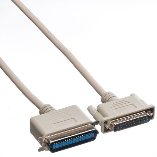 Secomp Roline Centronics Parallel Printer Cable DB25 M - C36 M grey 1.8m slika 3