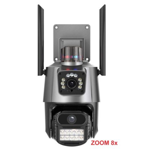 CAM-IP6MP-EP11-8X ZOOM GMB kamera 6 mpix microSD iCSee xmeye pro app Two-way voice PTZ ip66,2x3.6mm slika 2