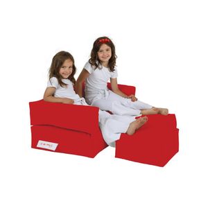 Atelier Del Sofa Double Kid - Crvenibaštenska ležaljka-fotelja