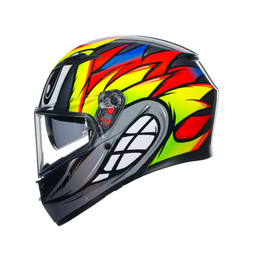 AGV K3 Birdy 2.0 Grey/Yellow/Red slika 4