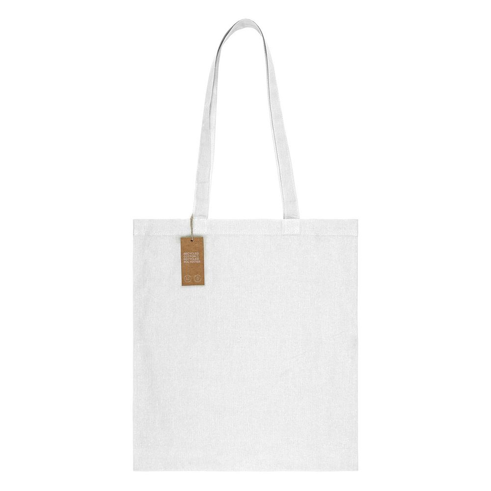 NATURELLA RECYCLE,torba od recikl.pamuka,bijela slika 1