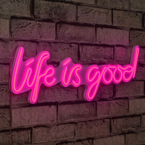 Wallity Ukrasna plastična LED rasvjeta, Life Is Good - Pink slika 9