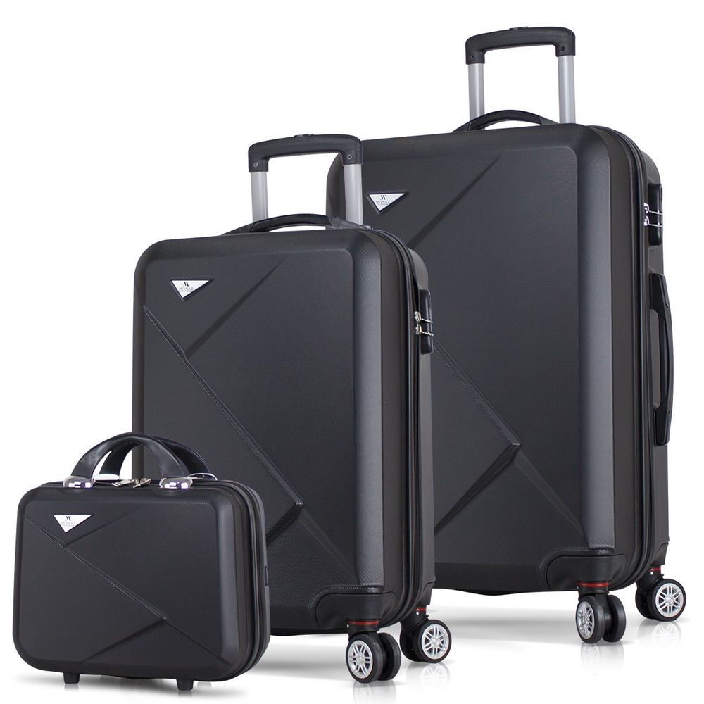 Set Crnih Kofera 1482 (3 Komada) slika 1