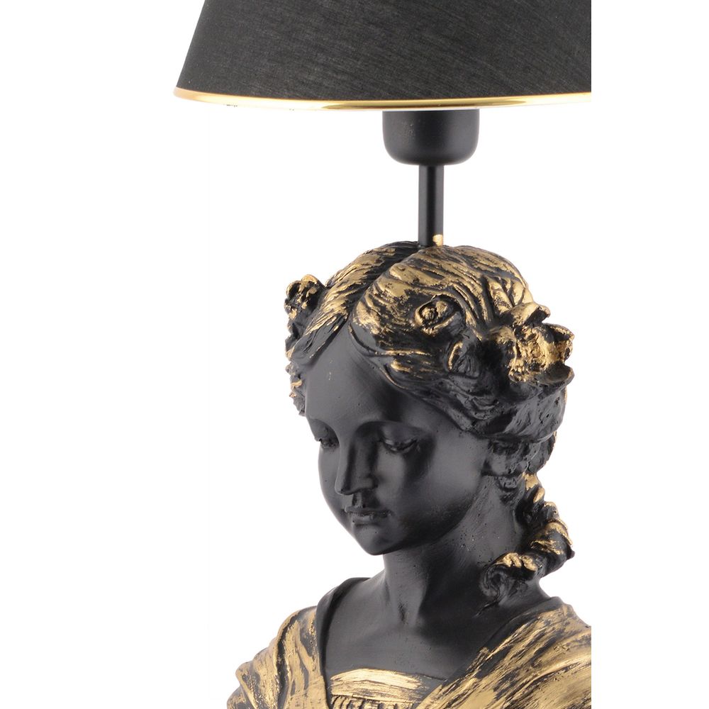 Opelya - Crna Zlatna Stočna Lampa slika 2