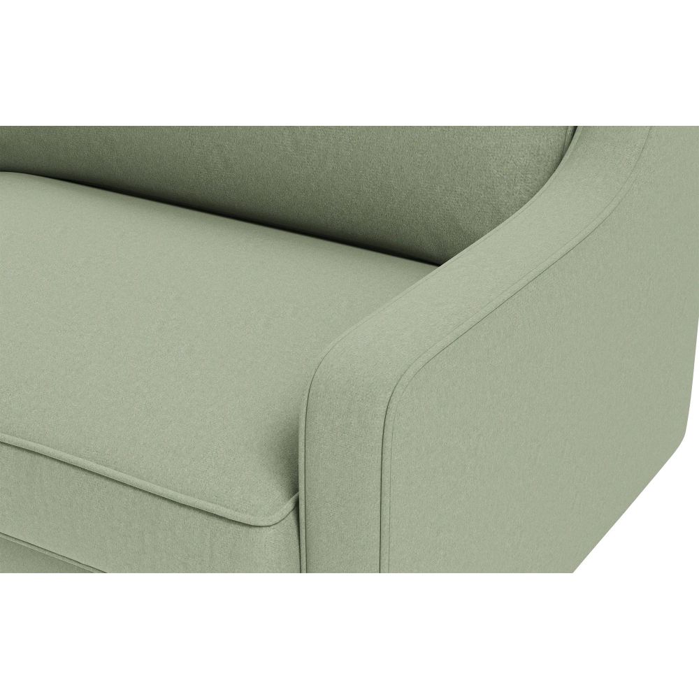 Fotelja Sofa Robin 1 - boje: morska zelena orah slika 3
