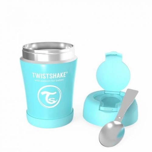 Twistshake termo posudica za hranu 350ml Pastel Blue slika 2