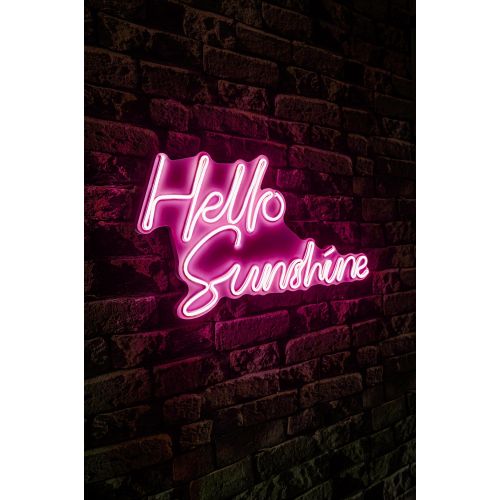 Wallity Zidna LED dekoracija, Hello Sunshine - Pink slika 3