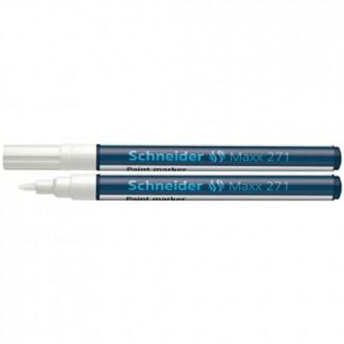 Flomaster Schneider, Paint marker Maxx 271, 1-2 mm, bijeli slika 1