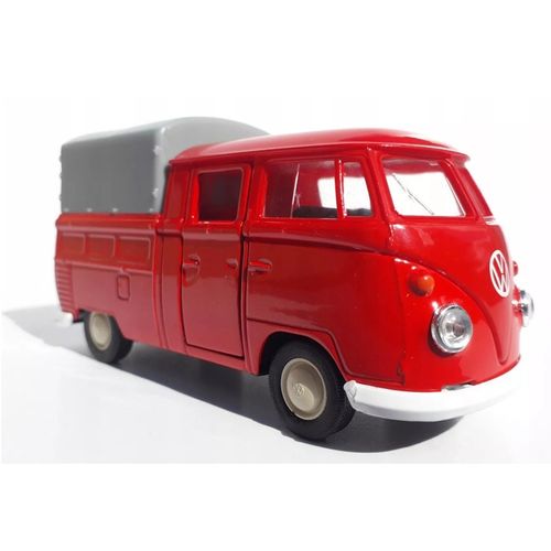 VW T1 double cabin pickup red 1:34 slika 1