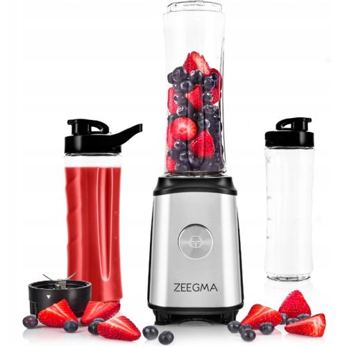 ZEEGMA blender Vitamine, 1050W, čaša 1L, 2x sportska boca 0,6L, mlinac za kavu slika 2