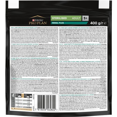 PRO PLAN Sterilised Adult 1+ Renal plus, sa zečetinom, 8x400g slika 2