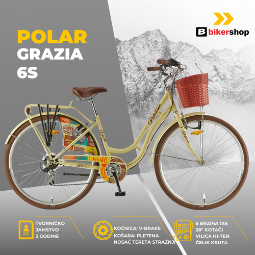 BICIKL POLAR GRAZIA 6s slika 1