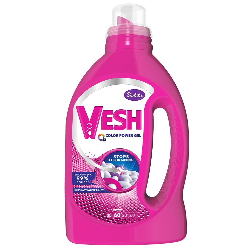 Vesh Tečni deterdžent za pranje veša Color power 60 pranja slika 1