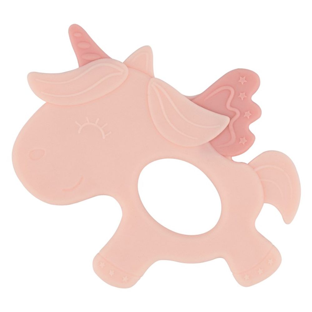 Kikka Boo Silikonska glodalica Unicorn, Pink slika 1