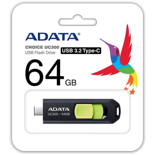 A-DATA 64GB 3.2 ACHO-UC300-64G-RBK/GN crno-zeleni slika 4