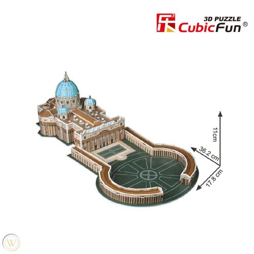 Cubicfun 3D puzle Bazilika sv. Petra slika 2