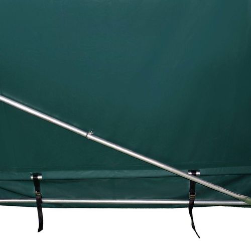 Uklonjivi šator za stoku PVC 550 g/m² 3,3 x 9,6 m tamnozeleni slika 4
