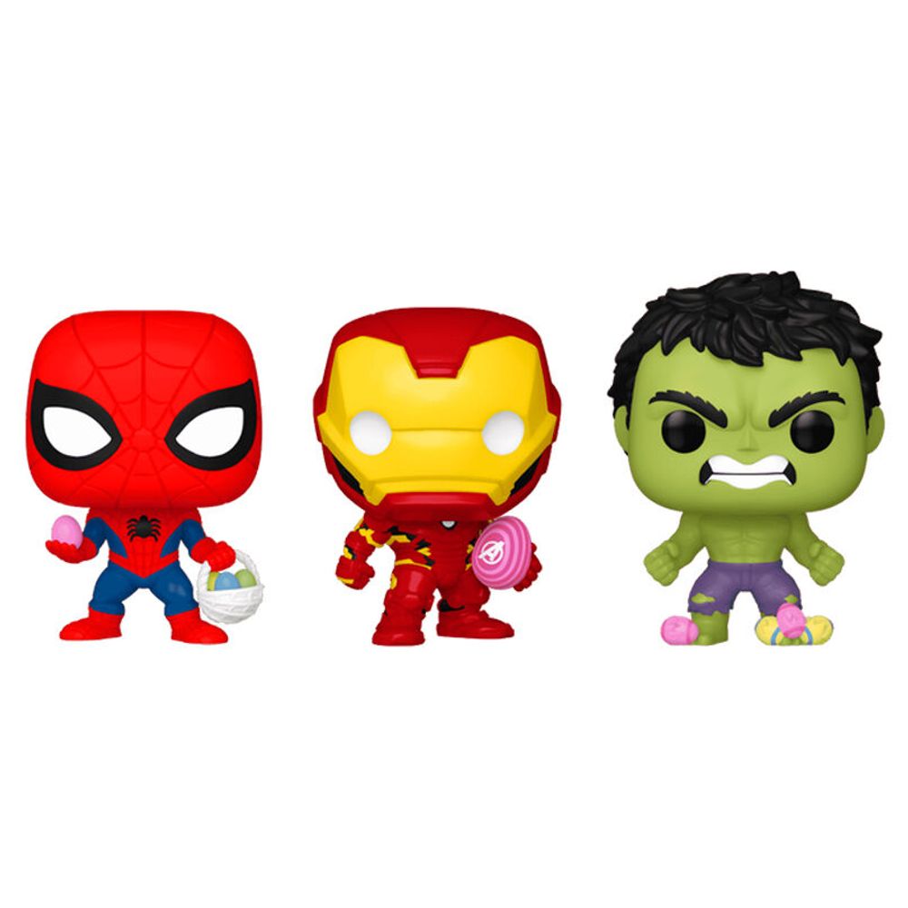 Carrot Pocket POP Blister: 3 Figurice Marvel - Spiderman, Hulk, Iron Man slika 3